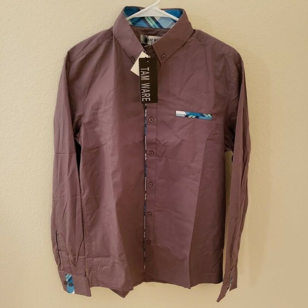 Alex Vando Mens Dress Shirts Regular Fit Long Slee